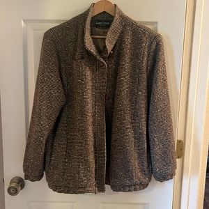 Vintage Larry Levine tweed jacket. Women’s Large